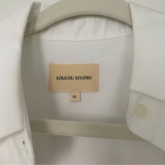 Loulou Studio Short Sleeve Shirt Dress - Picture 3 of 6